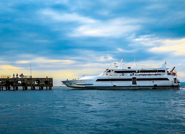 Green Ocean Ferry Deck